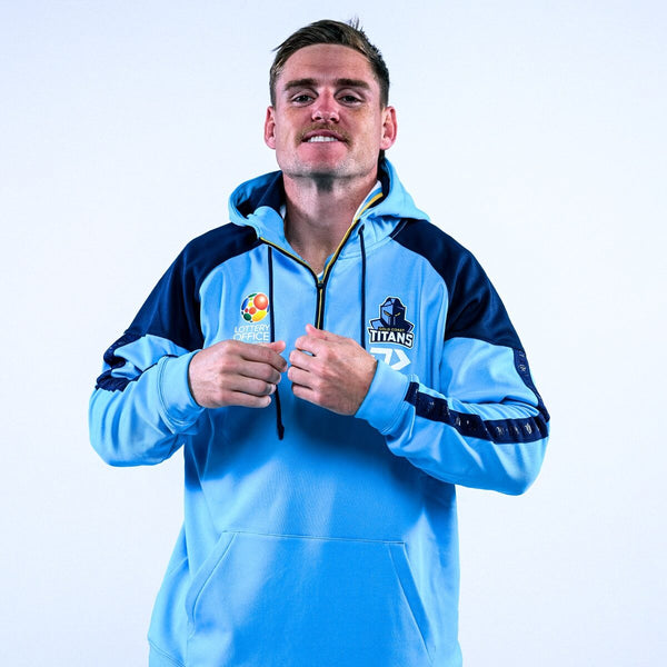 2026 Gold Coast Titans Mens Quarter Zip Hoodie