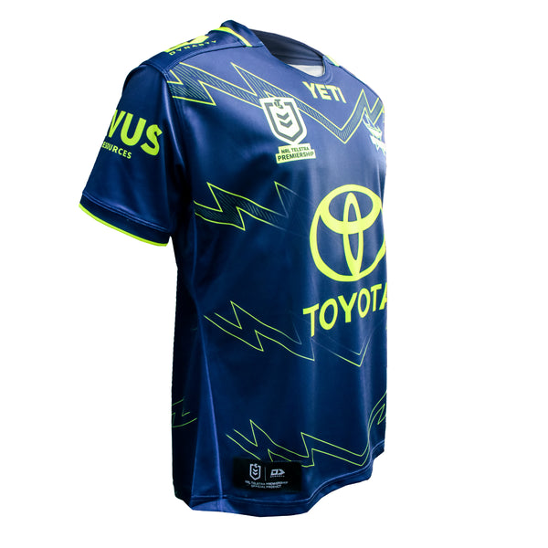 2025 North Queensland Cowboys Mens Replica Northern Lights Jersey - Fluoro
