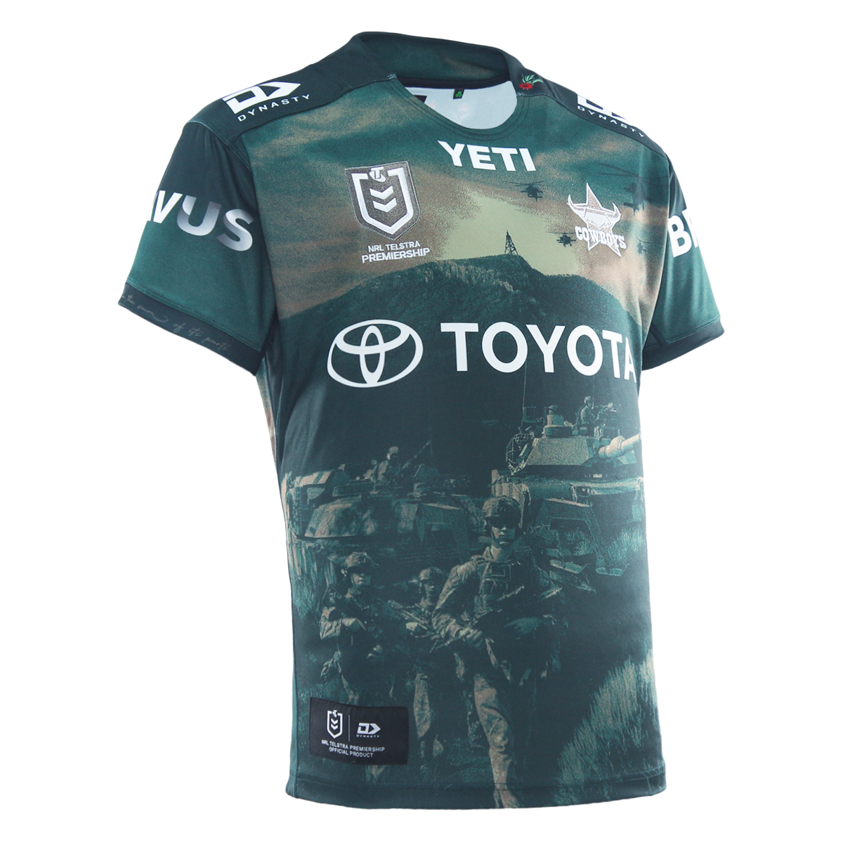 2026 North Queensland Cowboys Adults Replica Defence Jersey