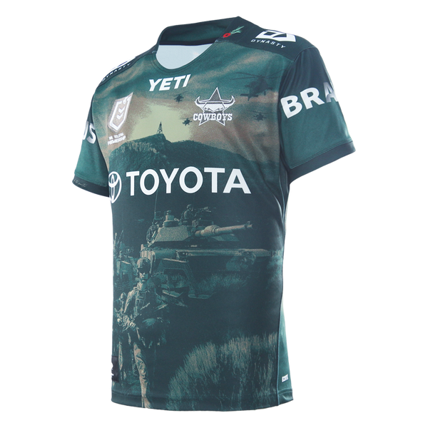 2026 North Queensland Cowboys Adults Replica Defence Jersey