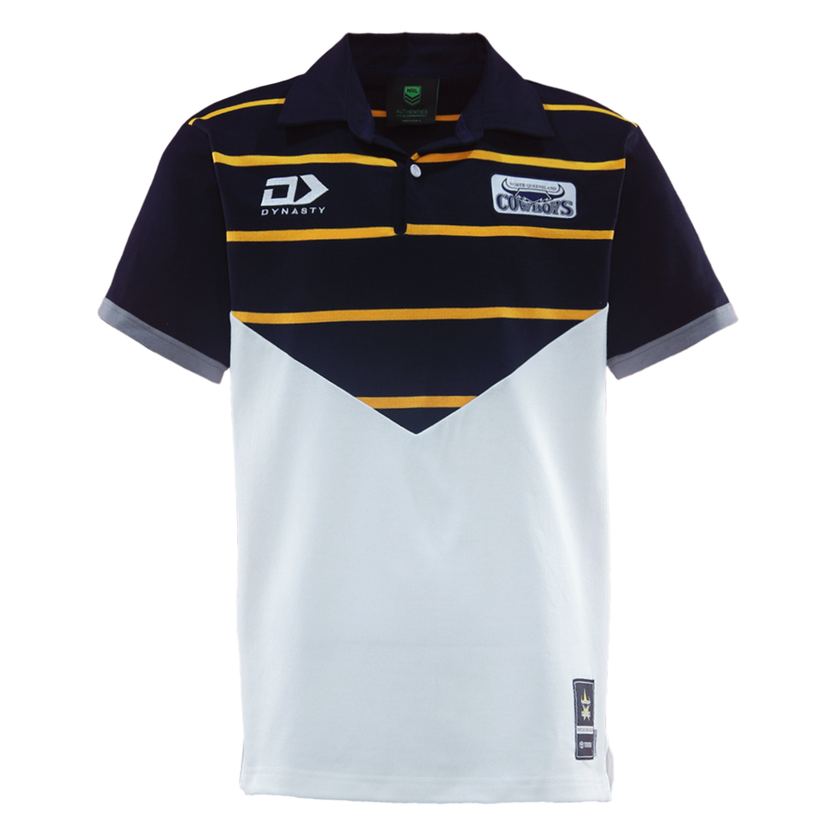2026 North Queensland Cowboys Adults Short Sleeve Traditional Polo - Navy
