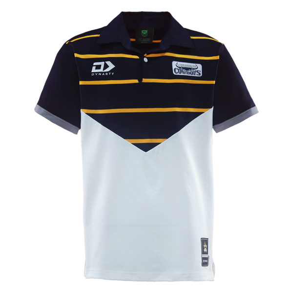 2026 North Queensland Cowboys Adults Short Sleeve Traditional Polo - Navy