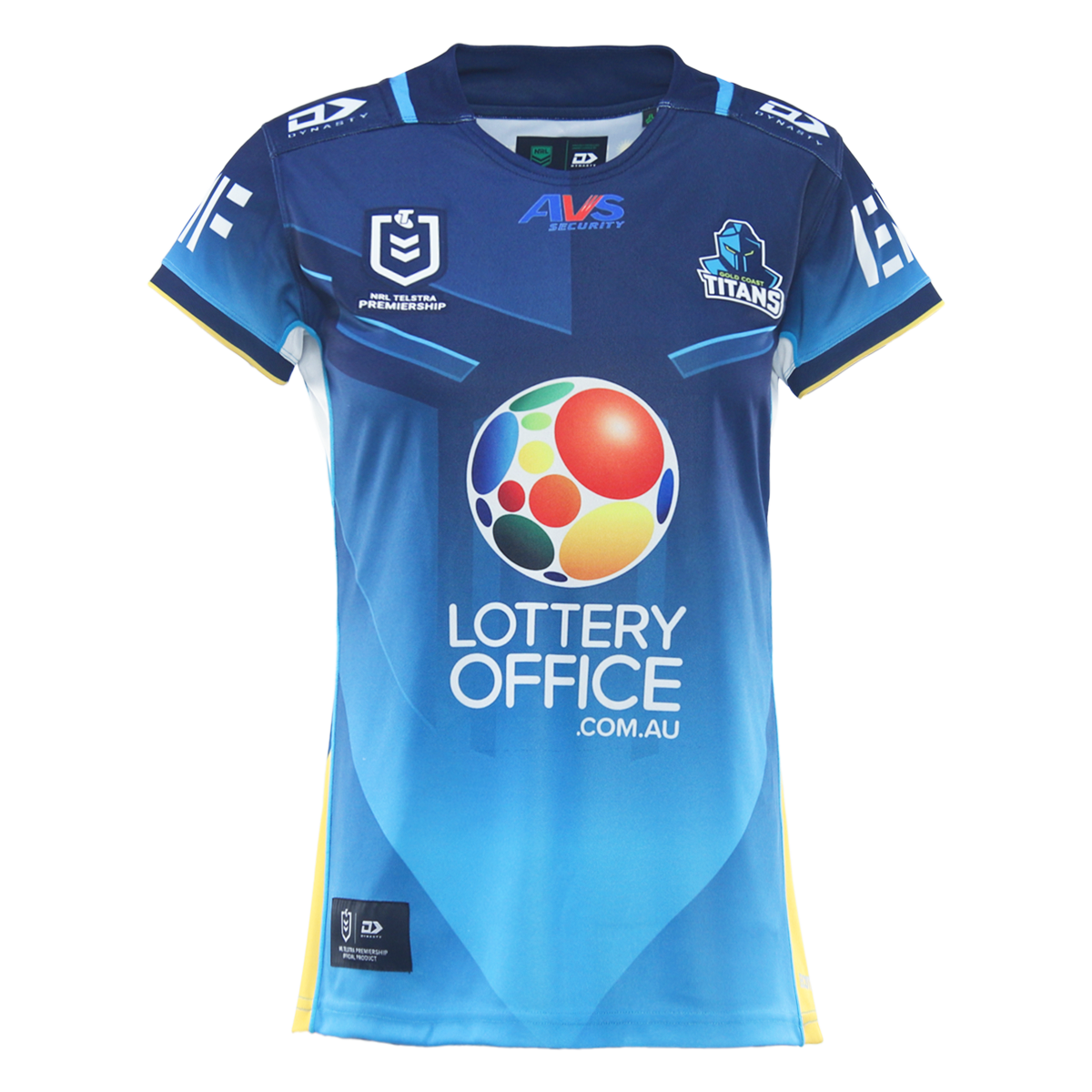 2026 Gold Coast Titans Womens Replica Home Jersey - Fade