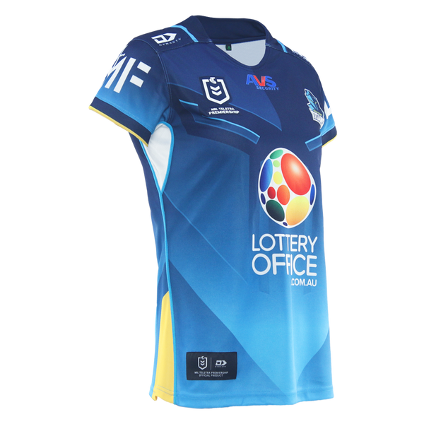 2026 Gold Coast Titans Womens Replica Home Jersey - Fade