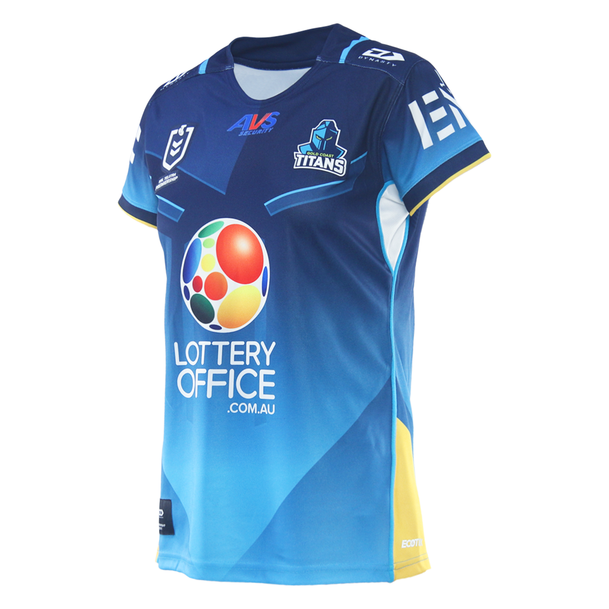 2026 Gold Coast Titans Womens Replica Home Jersey - Fade