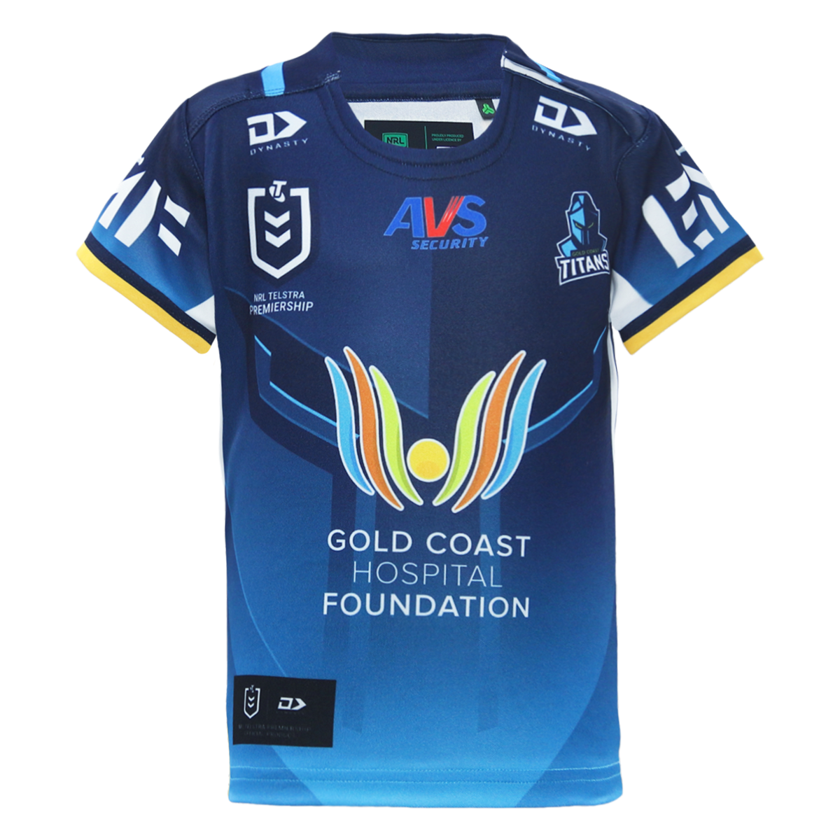 2026 Gold Coast Titans Toddler Replica Home Jersey - Fade