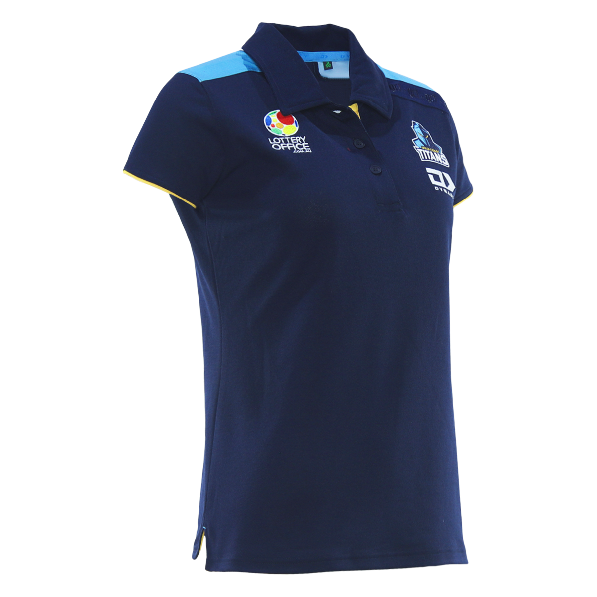 2026 Gold Coast Titans Womens Media Polo - Navy