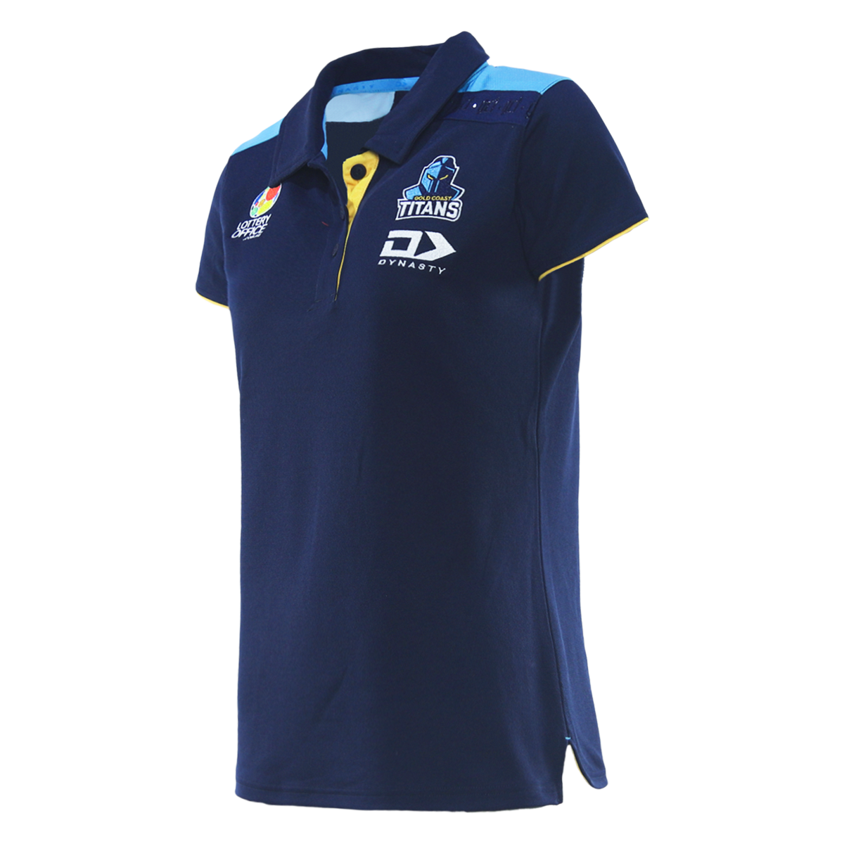 2026 Gold Coast Titans Womens Media Polo - Navy