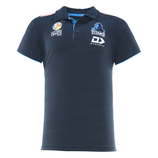 2026 Gold Coast Titans Adults Club Polo - Charcoal