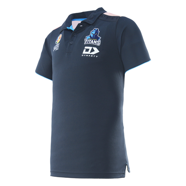 2026 Gold Coast Titans Adults Club Polo - Charcoal