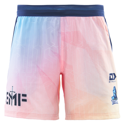 2026 Gold Coast Titans Adults Gym Short - Sunset