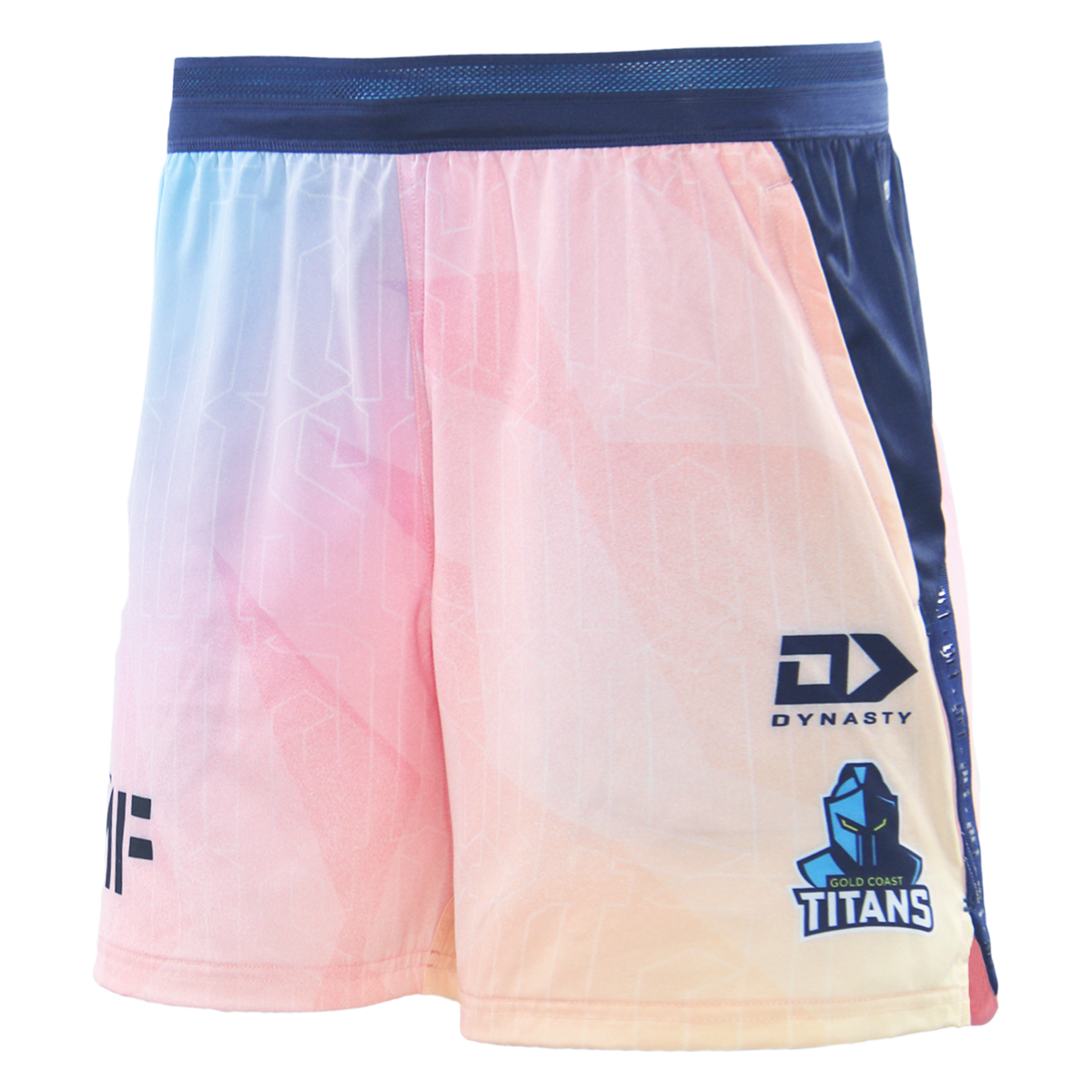 2026 Gold Coast Titans Adults Gym Short - Sunset