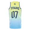 2026 Gold Coast Titans Junior Basketball Singlet - Fade