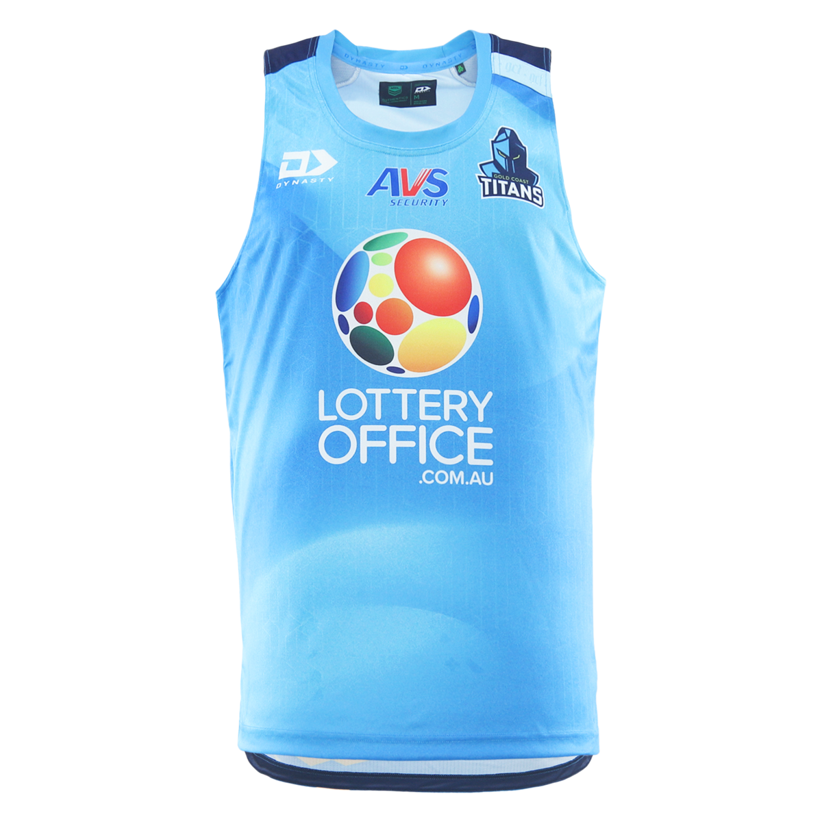 2026 Gold Coast Titans Adults Training Singlet - Cyan