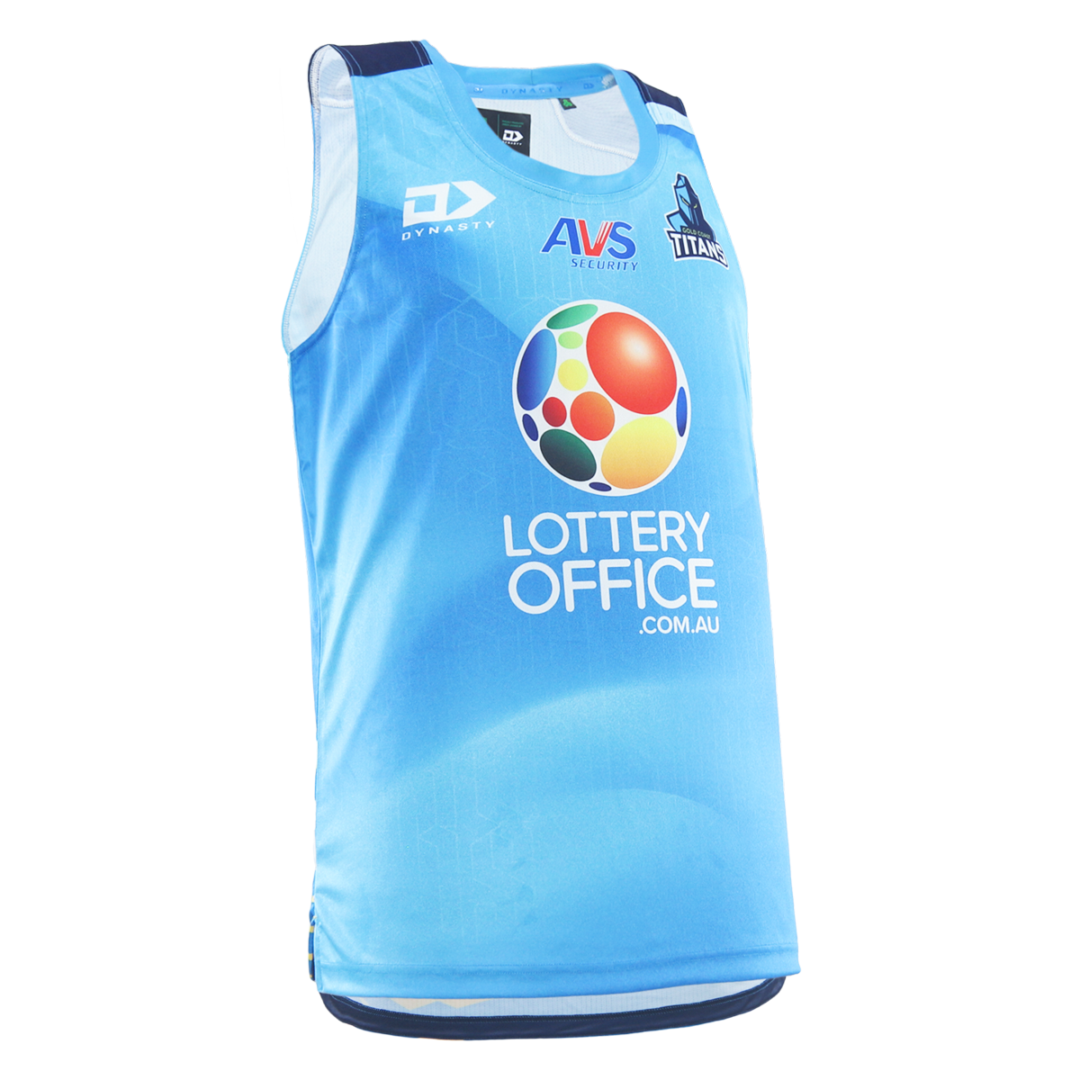 2026 Gold Coast Titans Adults Training Singlet - Cyan