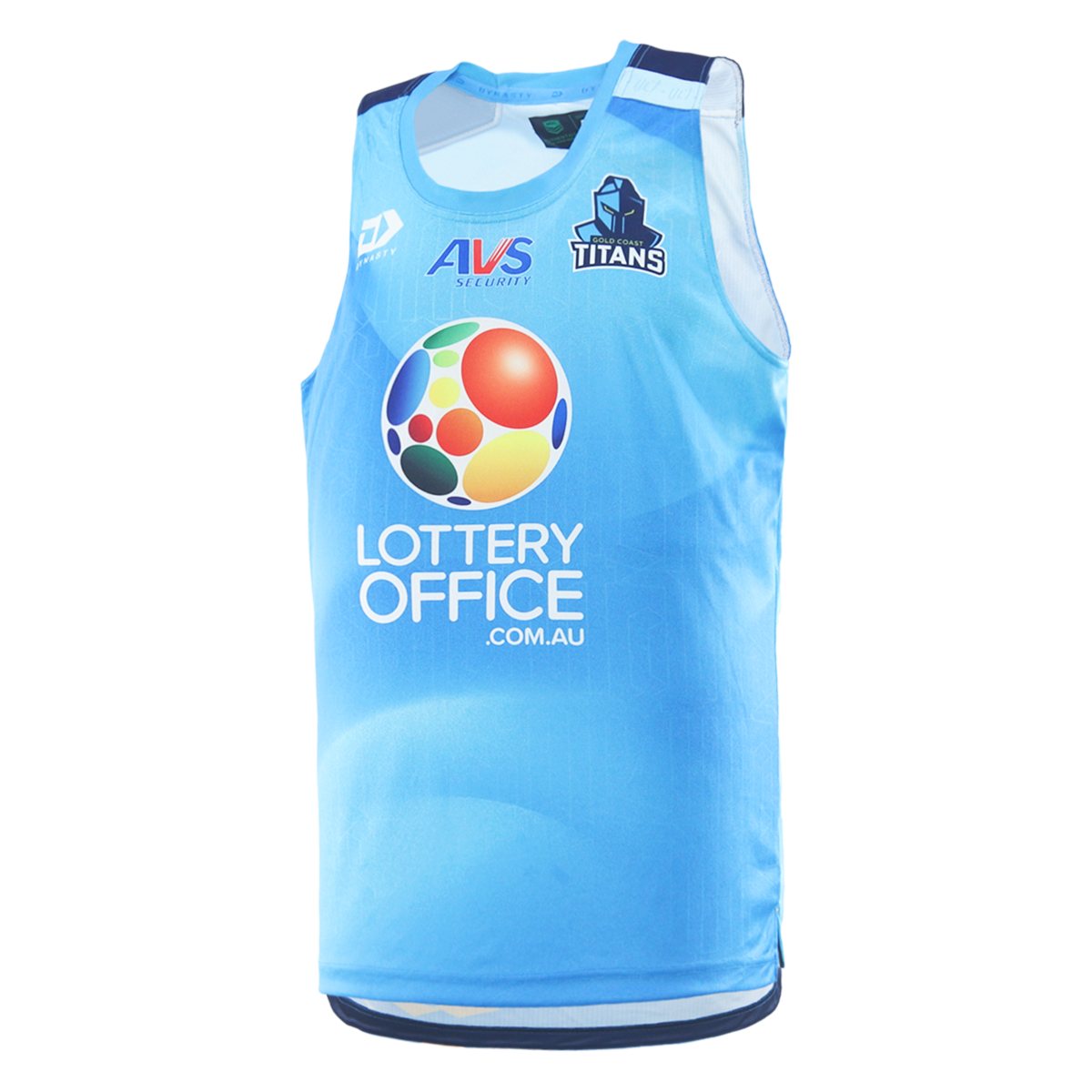 2026 Gold Coast Titans Adults Training Singlet - Cyan