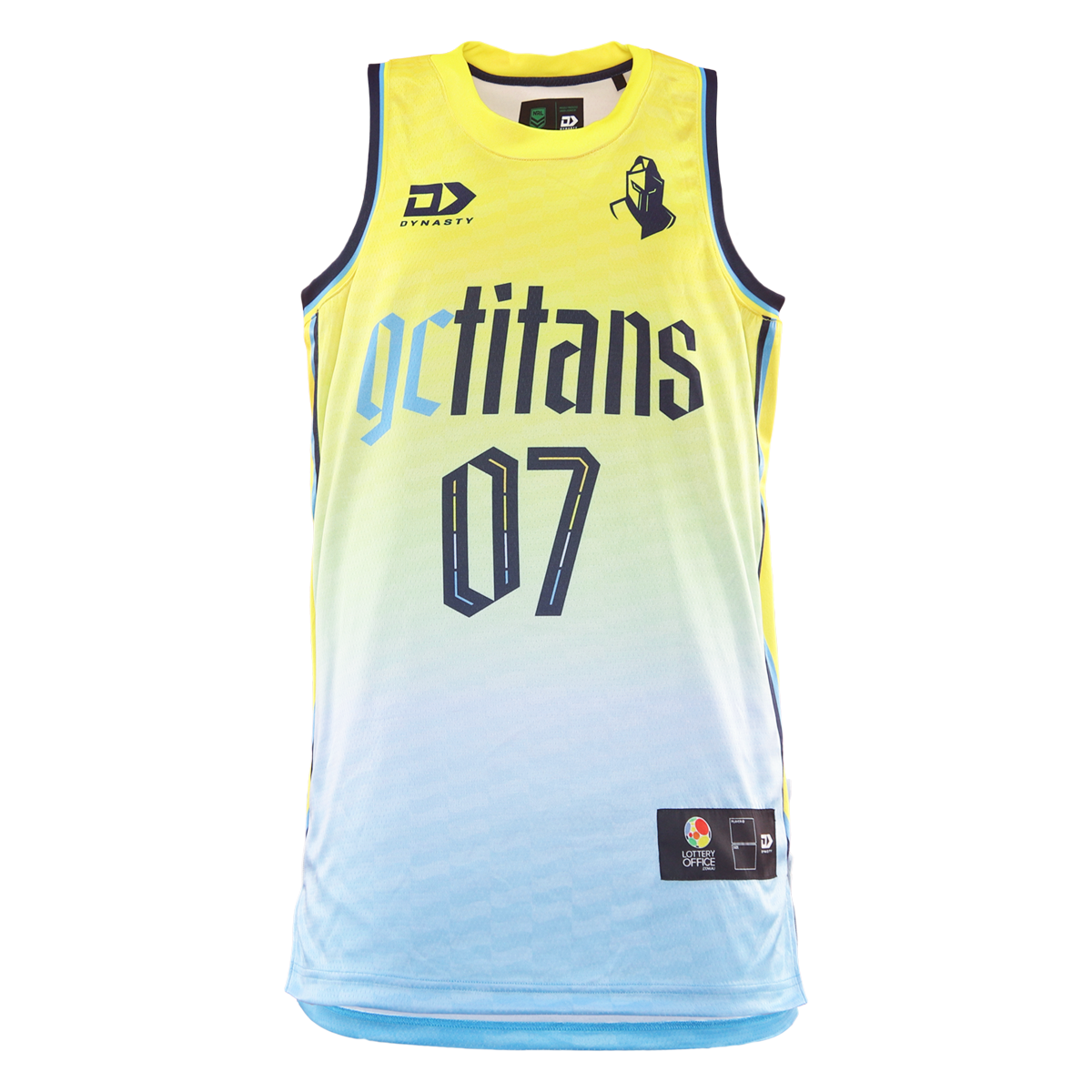 2026 Gold Coast Titans Adults Basketball Singlet - Fade