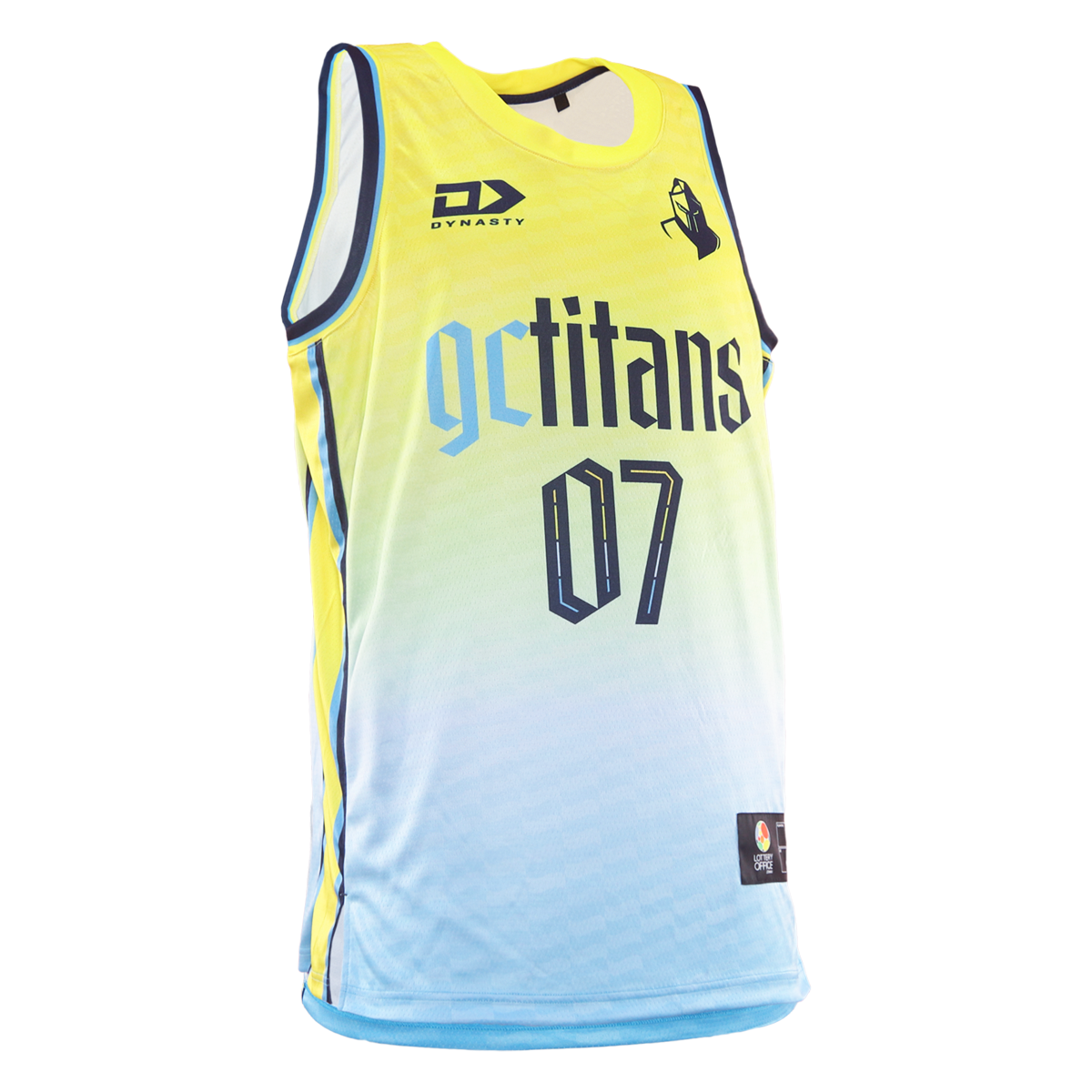2026 Gold Coast Titans Adults Basketball Singlet - Fade