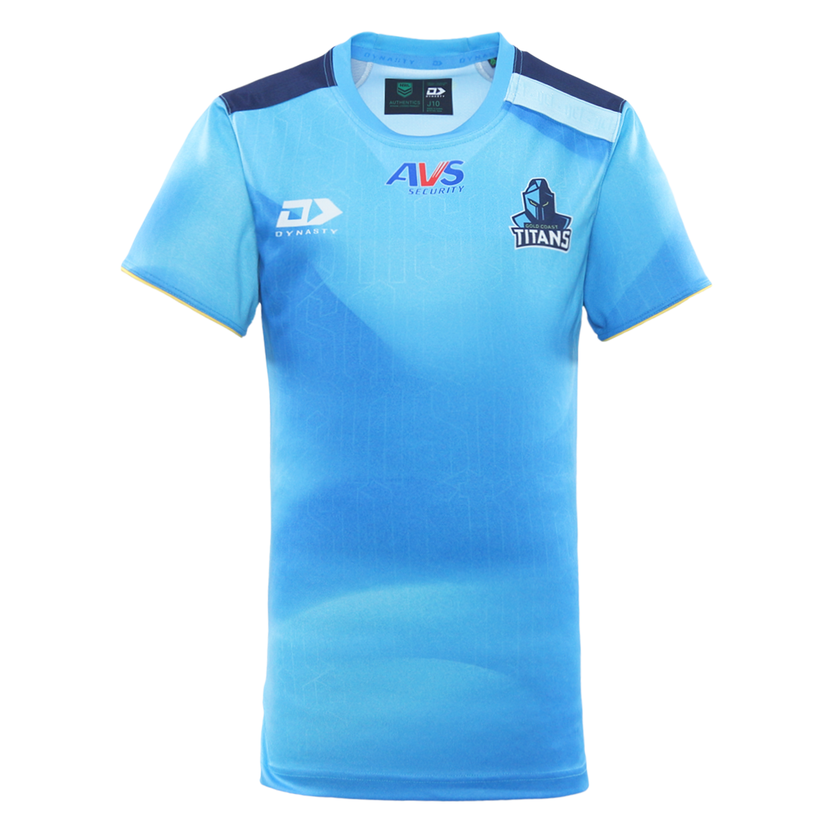 2026 Gold Coast Titans Junior Training Tee - Cyan