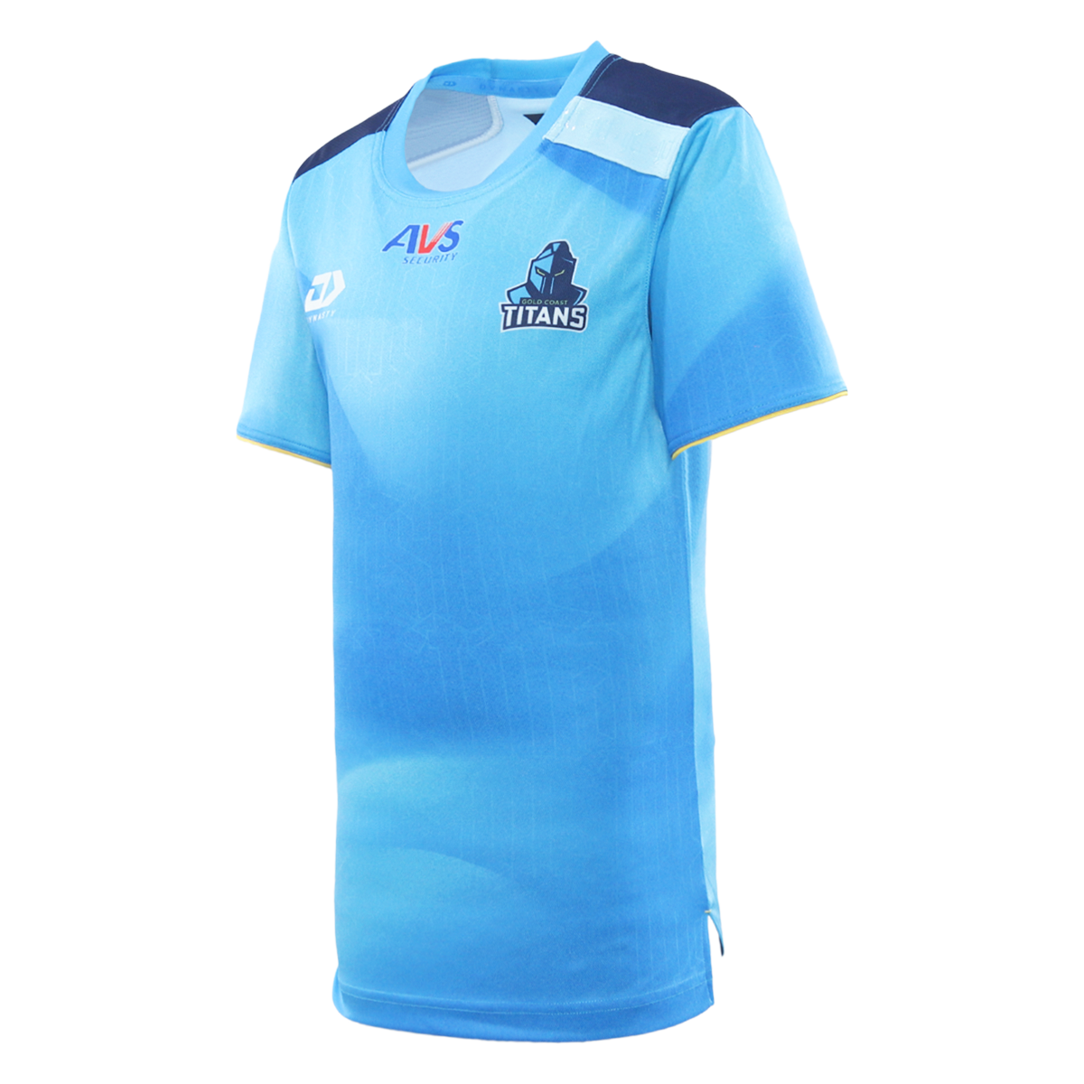 2026 Gold Coast Titans Junior Training Tee - Cyan