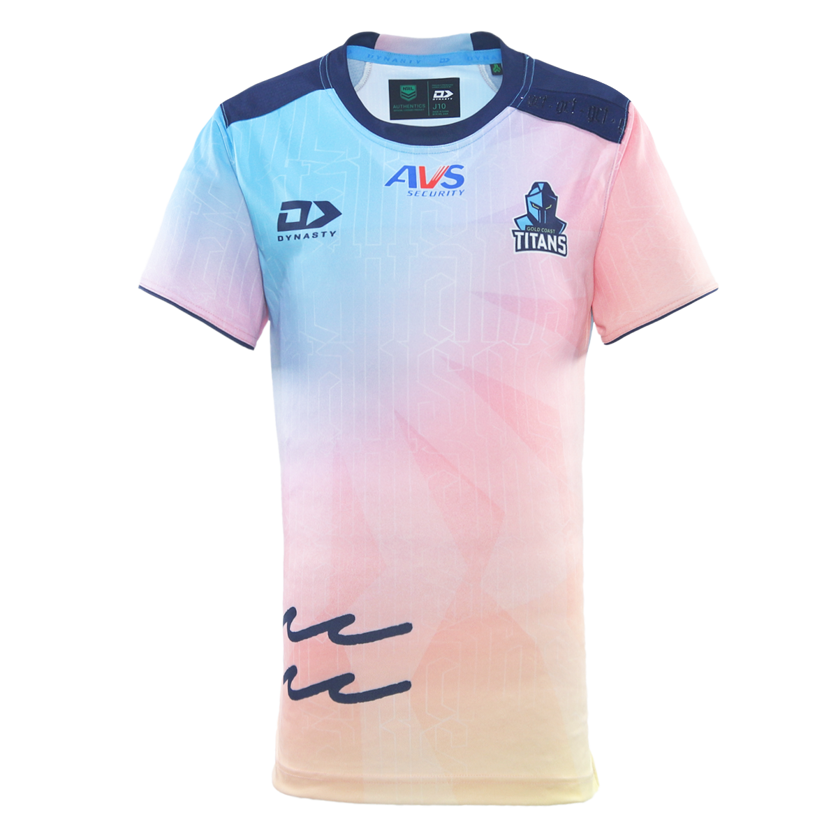 2026 Gold Coast Titans Junior Training Tee - Sunset
