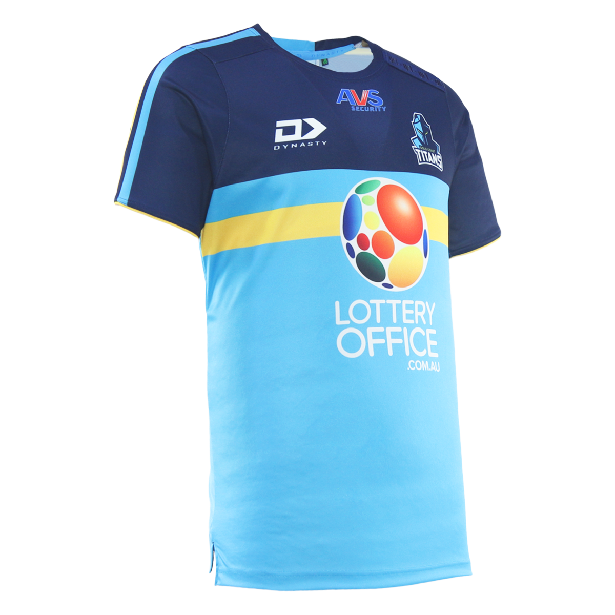 2026 Gold Coast Titans Adults Coaches Tee - Cyan