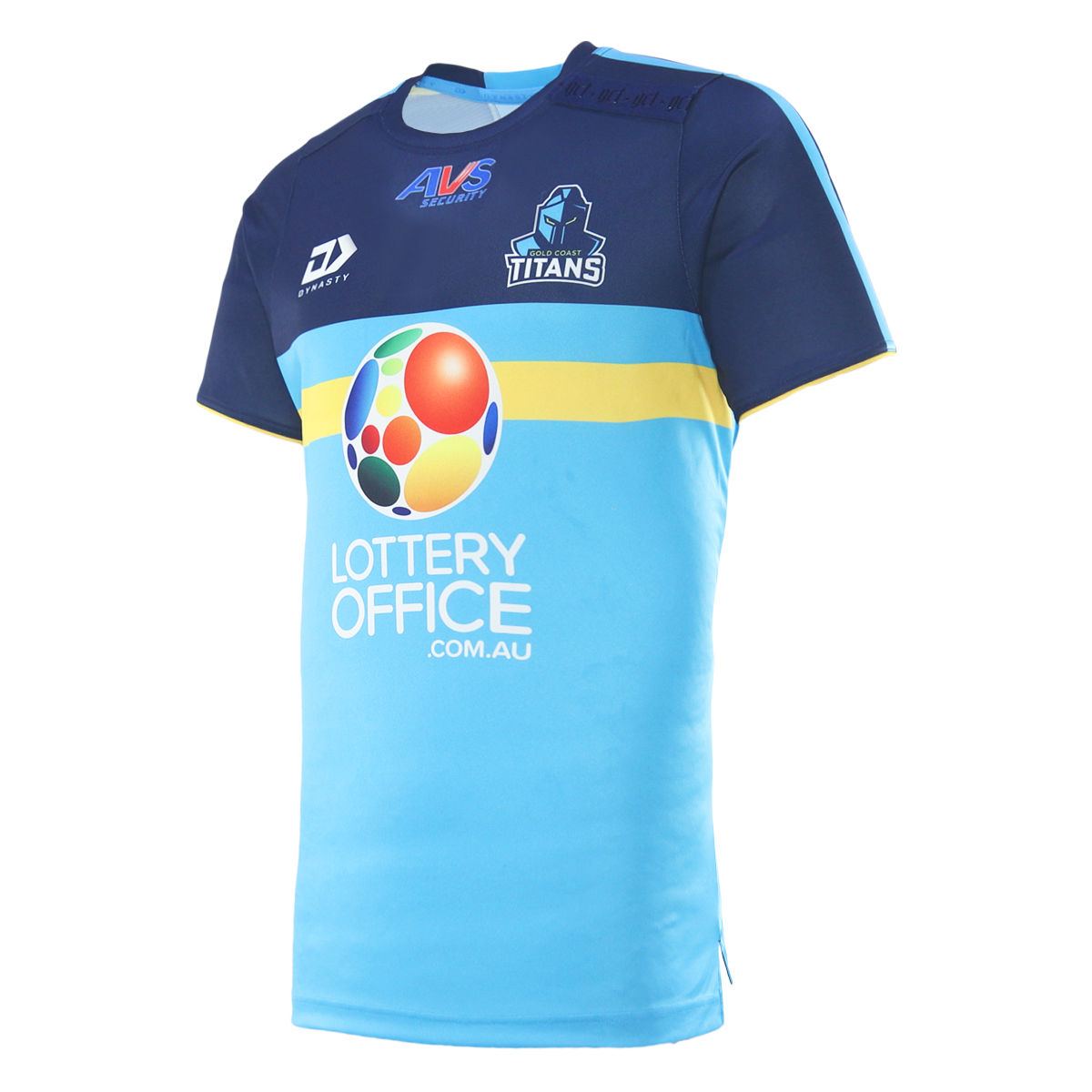 2026 Gold Coast Titans Adults Coaches Tee - Cyan