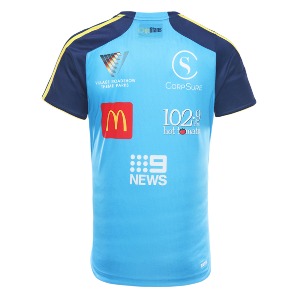 2026 Gold Coast Titans Adults Coaches Tee - Cyan