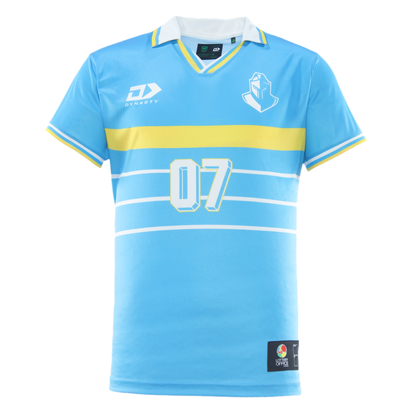 2026 Gold Coast Titans Adults Retro Football Tee - Cyan