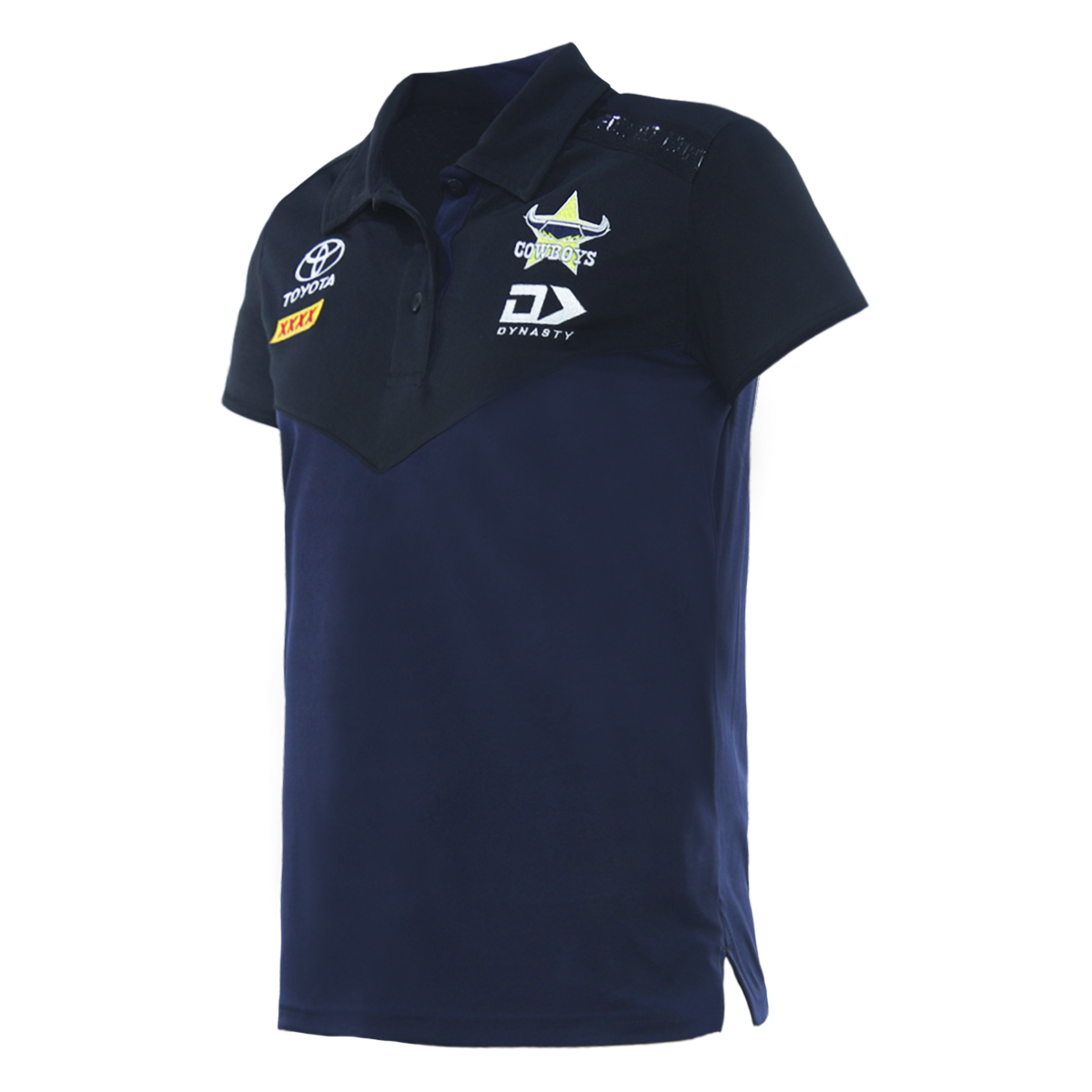 2026 North Queensland Cowboys Ladies Media Polo - Black