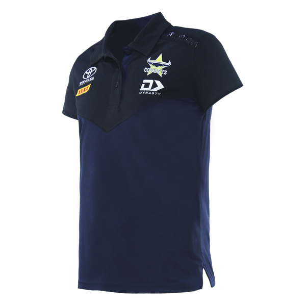 2026 North Queensland Cowboys Ladies Media Polo - Black