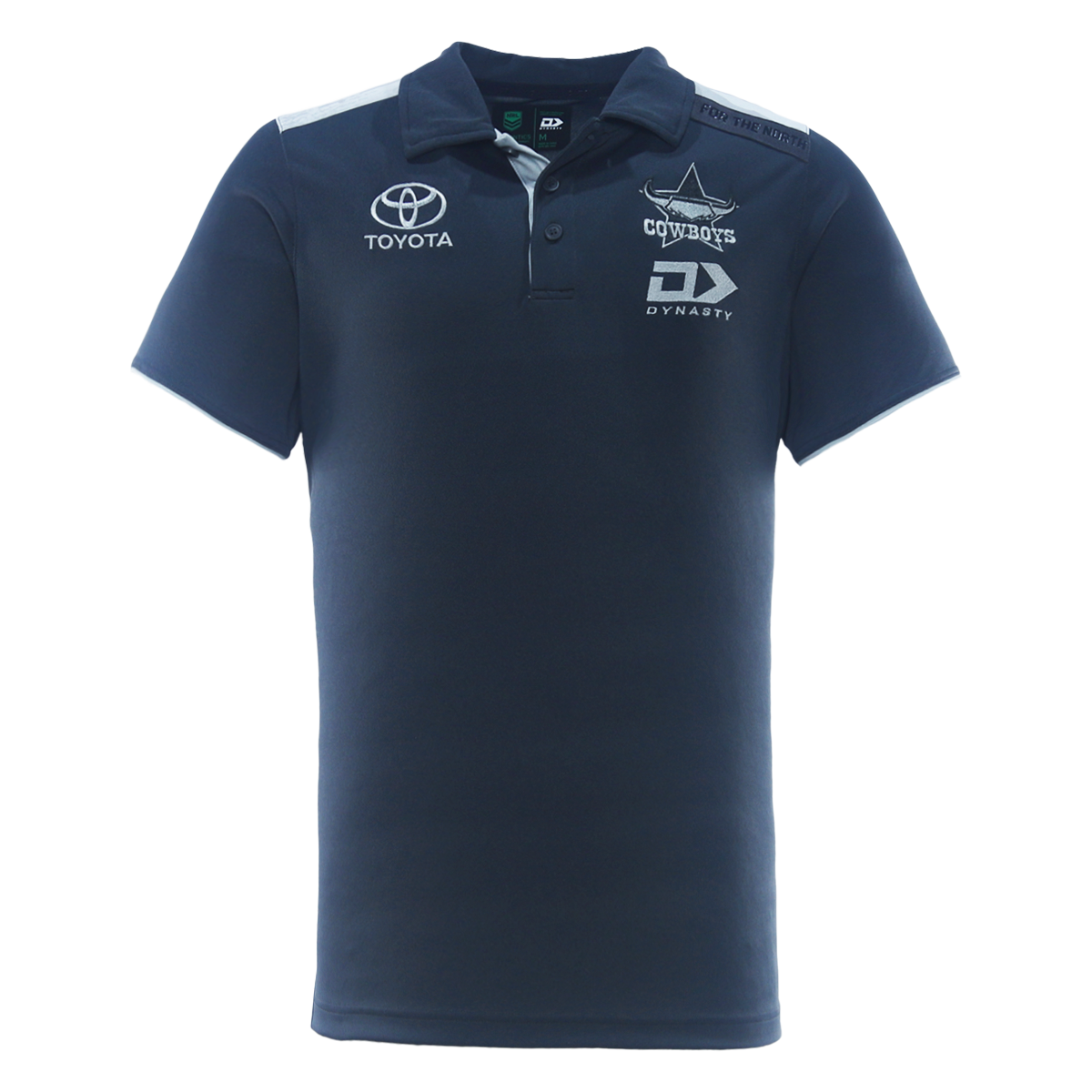 2026 North Queensland Cowboys Adults Alt Media Polo - Charcoal