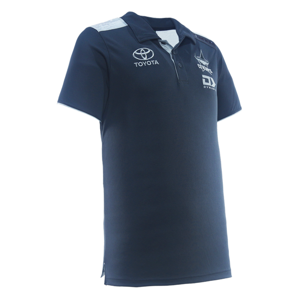 2026 North Queensland Cowboys Adults Alt Media Polo - Charcoal
