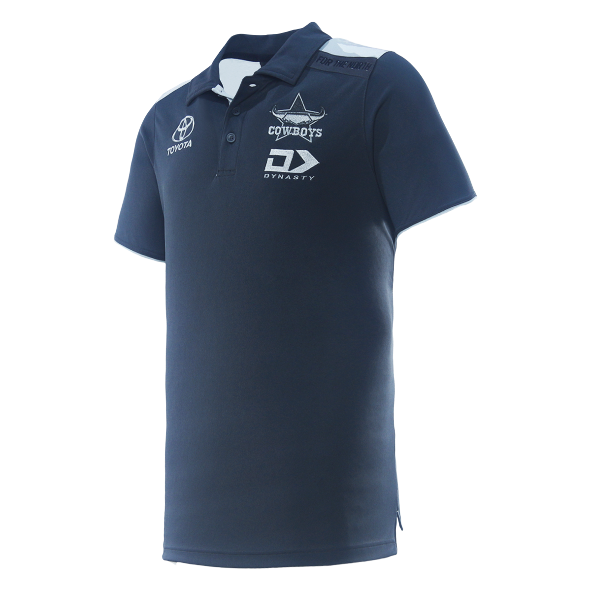 2026 North Queensland Cowboys Adults Alt Media Polo - Charcoal