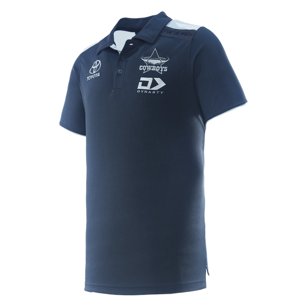 2026 North Queensland Cowboys Adults Alt Media Polo - Charcoal