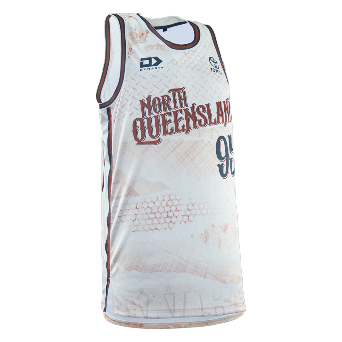 2026 North Queensland Cowboys Adults Basketball Singlet - Sand