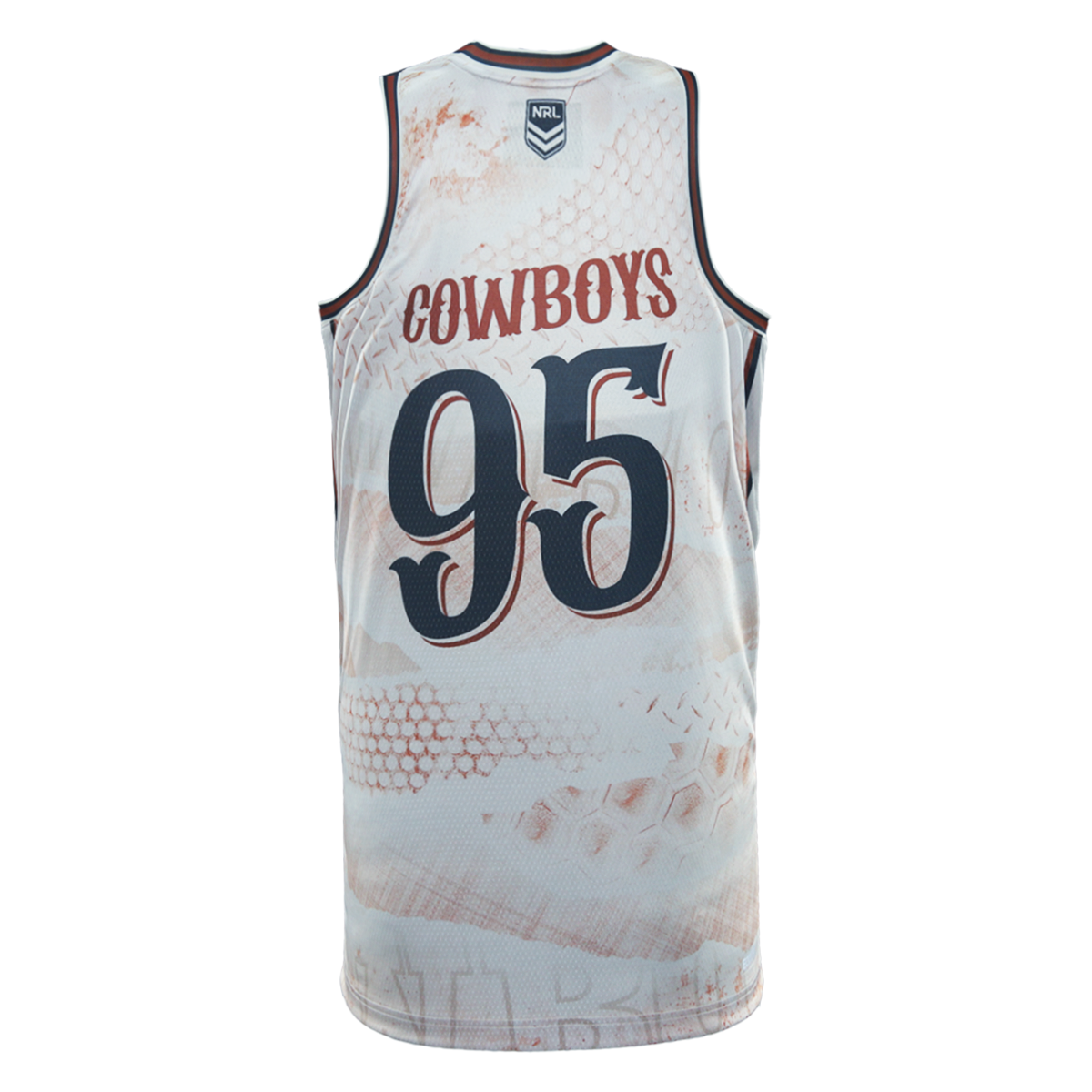 2026 North Queensland Cowboys Adults Basketball Singlet - Sand