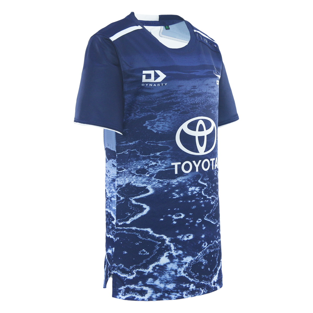 2026 North Queensland Cowboys Junior Warm-Up Tee - Navy