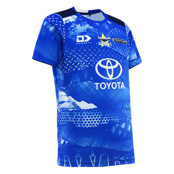 2026 North Queensland Cowboys Adults Training Tee - Blue