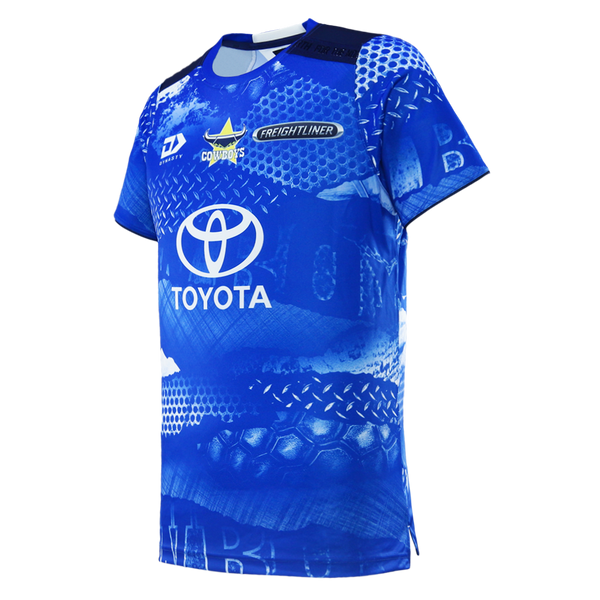 2026 North Queensland Cowboys Adults Training Tee - Blue