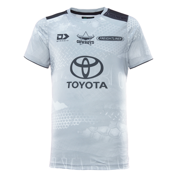 2026 North Queensland Cowboys Adults Alt Training Tee - Grey