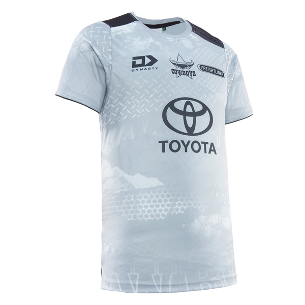 2026 North Queensland Cowboys Adults Alt Training Tee - Grey