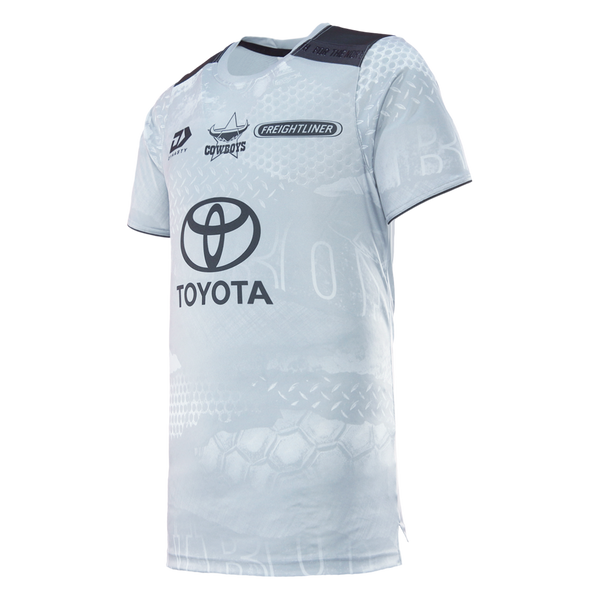 2026 North Queensland Cowboys Adults Alt Training Tee - Grey