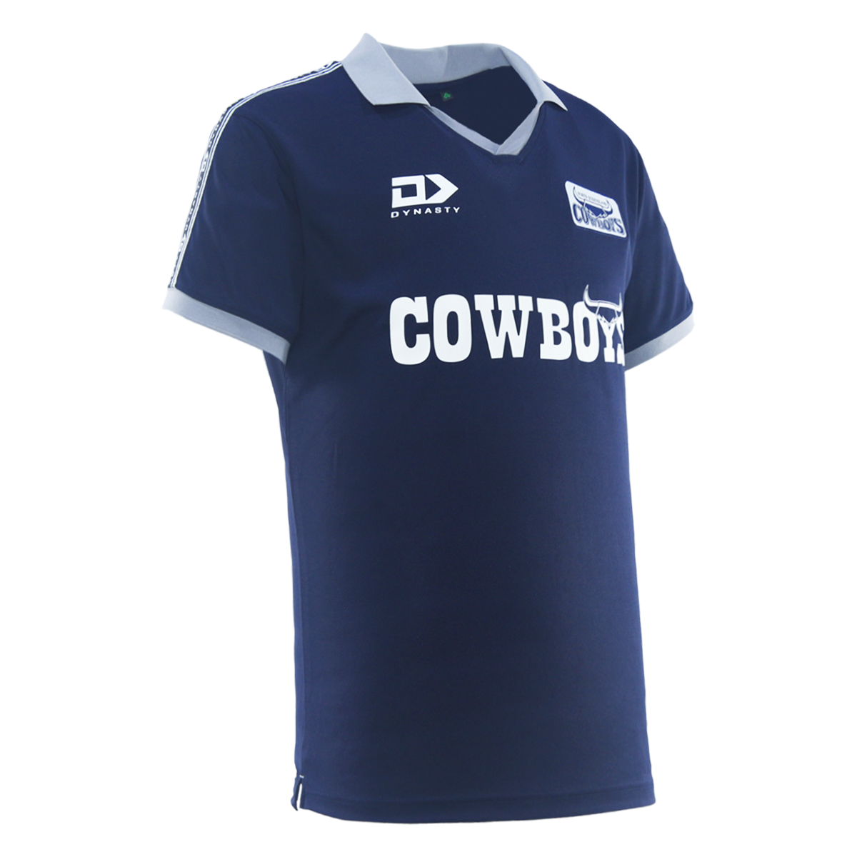 2026 North Queensland Cowboys Adults Retro Football Tee - Navy