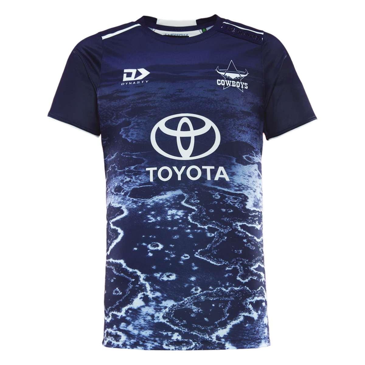 2026 North Queensland Cowboys Adults Warm-Up Tee - Navy