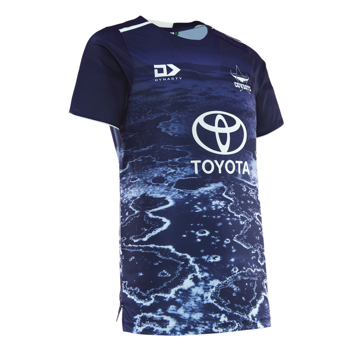 2026 North Queensland Cowboys Adults Warm-Up Tee - Navy