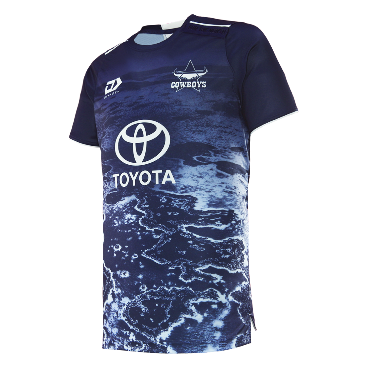 2026 North Queensland Cowboys Adults Warm-Up Tee - Navy