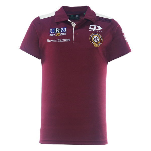 2026 MW Sea Eagles Mens Media Polo - Maroon