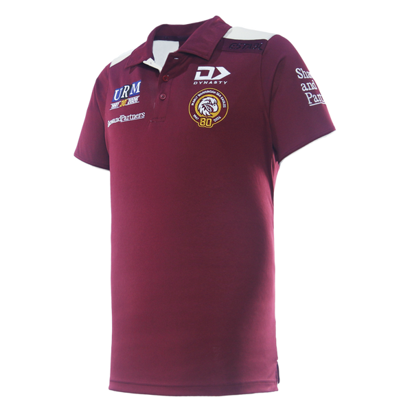 2026 MW Sea Eagles Mens Media Polo - Maroon