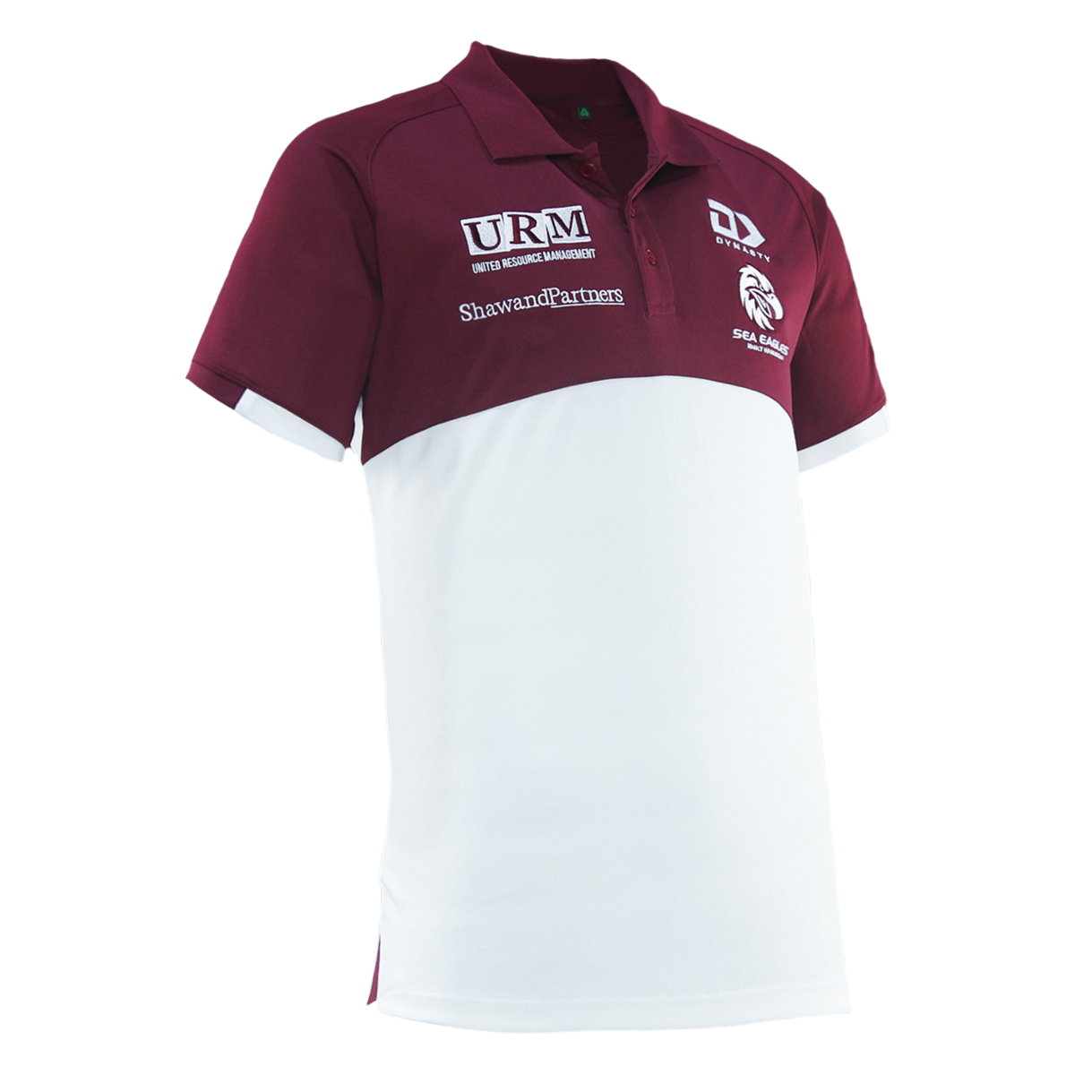 2026 MW Sea Eagles Mens Cotton Polo - White